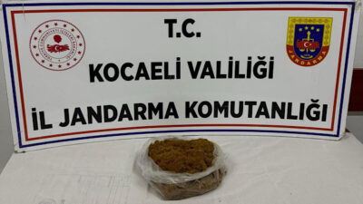 Kocaeli İl Jandarma Komutanlığı tarafından uyuşturucu ve uyarıcı madde ile