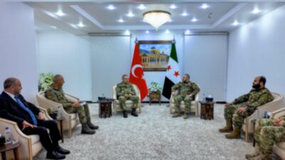 Kara Kuvvetleri Komutanı Orgeneral Metin Tokel, Suriye Savunma Bakanı Tümgeneral