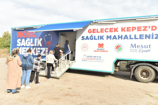Kepez Belediyesi Sağlık Merkezi mobil sağlık tırı, 2025 yılında ilçe