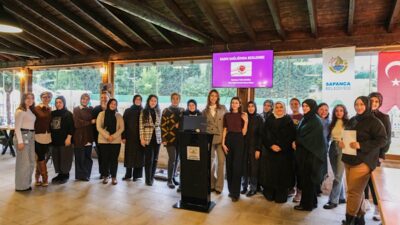 Sapanca Belediyesi tarafından düzenlenen ücretsiz beslenme söyleşisi, Diyetisyen Tuba Bayoğlu’nun