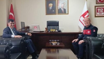 Kütahya Belediye Başkanı Eyüp Kahveci, Kütahya 112 Acil Çağrı Merkezi’ne
