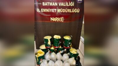 Batman Cumhuriyet Başsavcılığı koordinesinde yürütülen çalışma kapsamında, İl Emniyet Müdürlüğü