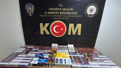 Sakarya İl Emniyet Müdürlüğü ekipleri, Adapazarı’nda durdurdukları araç ve ikametlerde
