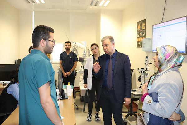 Şanlıurfa, 13 Şubat (Hibya)- Şanlıurfa Harran Üniversitesi Hastanesi Göz Hastalıkları