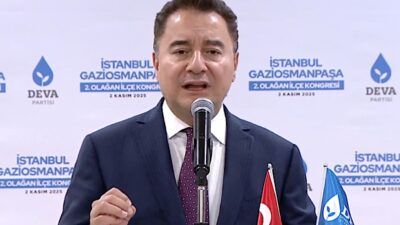 Demokrasi ve Atılım Partisi (DEVA Partisi) Genel Başkanı Ali Babacan,