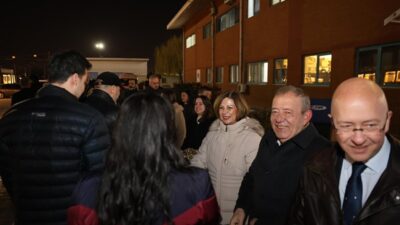 Eskişehir Büyükşehir Belediye Başkanı Ayşe Ünlüce, sabahın erken saatlerinde görev