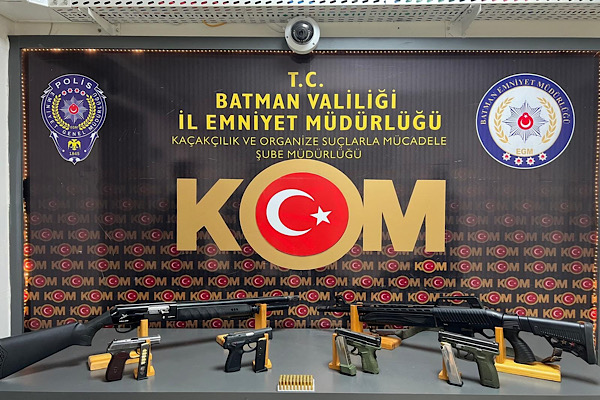 Batman Emniyet Müdürlüğü Kaçakçılık ve Organize Suçlarla Mücadele Şube Müdürlüğü