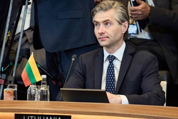 Vilnius, 13 Mart (Hibya)-Litvanya Dışişleri Bakanı Kestutis Budrys, Uluslararası Ceza