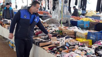 Çukurova Belediyesi Zabıta Müdürlüğü ekipleri, vatandaşların güvenli ve sağlıklı alışveriş