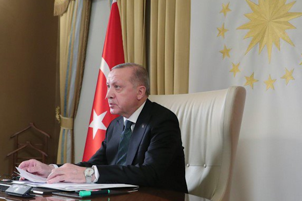 Cumhurbaşkanı Recep Tayyip Erdoğan, Ukrayna Devlet Başkanı Volodimir Zelenski ile