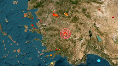 Denizli'de 4.0 büyüklüğünde deprem meydana geldi