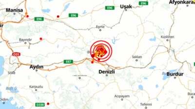 Denizli'de 4.2 büyüklüğünde deprem meydana geldi.