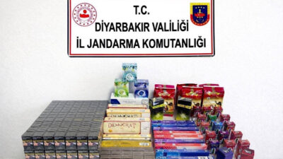 Diyarbakır İl Jandarma Komutanlığı ekiplerince, ülke genelinde kaçak yollarla sokulan