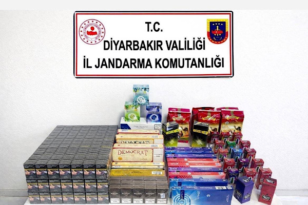 Diyarbakır İl Jandarma Komutanlığı ekiplerince, ülke genelinde kaçak yollarla sokulan