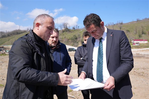 Giresun Belediye Başkanı Fuat Köse, Ülper Köyü’nde yapımına başlanan Belediye