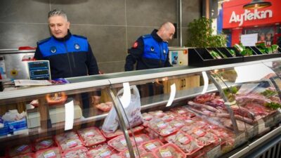 Giresun Belediyesi Zabıta Müdürlüğü ekipleri, şehir genelinde faaliyet gösteren kasaplarda