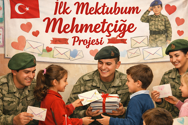 Milli Savunma Bakanlığı (MSB) koordinasyonunda gerçekleştirilen projede Yalova’daki ilkokul öğrencilerinin