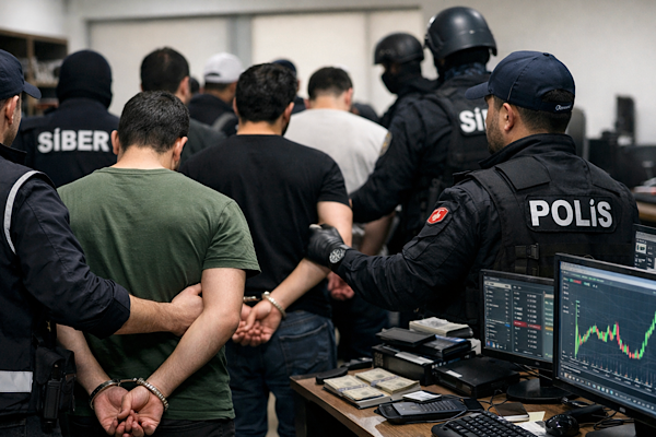 Sarıyer’de kurulan çağrı merkezi üzerinden dünya çapında yatırım dolandırıcılığı yapan