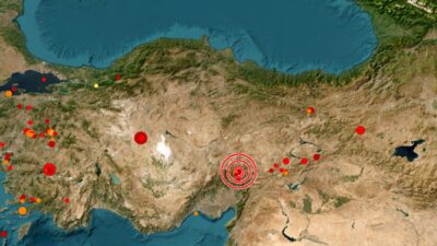 Kahramanmaraş'ta 4.1 büyüklüğünde deprem meydana geldi.