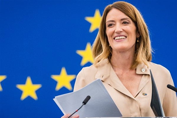 Brüksel, 9 Mart (Hibya)-Avrupa Parlamentosu Başkanı Roberta Metsola, Liege’deki sinagog