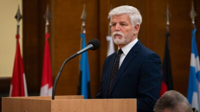 Vilnius, 13 Mart (Hibya)- Çek Cumhuriyeti Cumhurbaşkanı Petr Pavel, Vilnius’ta