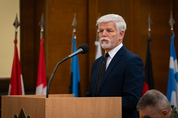 Vilnius, 13 Mart (Hibya)- Çek Cumhuriyeti Cumhurbaşkanı Petr Pavel, Vilnius’ta