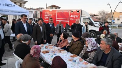 Manisa Büyükşehir Belediyesi, Ramazan ayı kapsamında Selendi ilçesinde iftar programı
