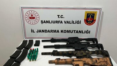 Şanlıurfa, 6 Mart (Hibya)-Şanlıurfa İl Jandarma Komutanlığı'nın yasa dışı silahlanmayla