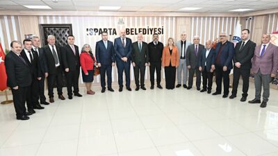 Türkiye Muhtarlar Konfederasyonu Genel Başkanı Kadir Delibalta ve yönetim kurulu