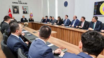 Ordu Valisi Muammer Erol, Valilik toplantı salonunda gerçekleştirilen İl Güvenlik