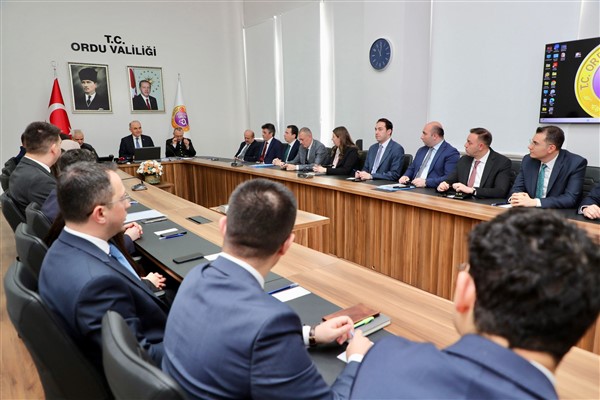 Ordu Valisi Muammer Erol, Valilik toplantı salonunda gerçekleştirilen İl Güvenlik