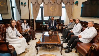 Hatay, 15 Mart (Hibya)-Hatay Valisi Mustafa Masatlı, Tıp Bayramı dolayısıyla